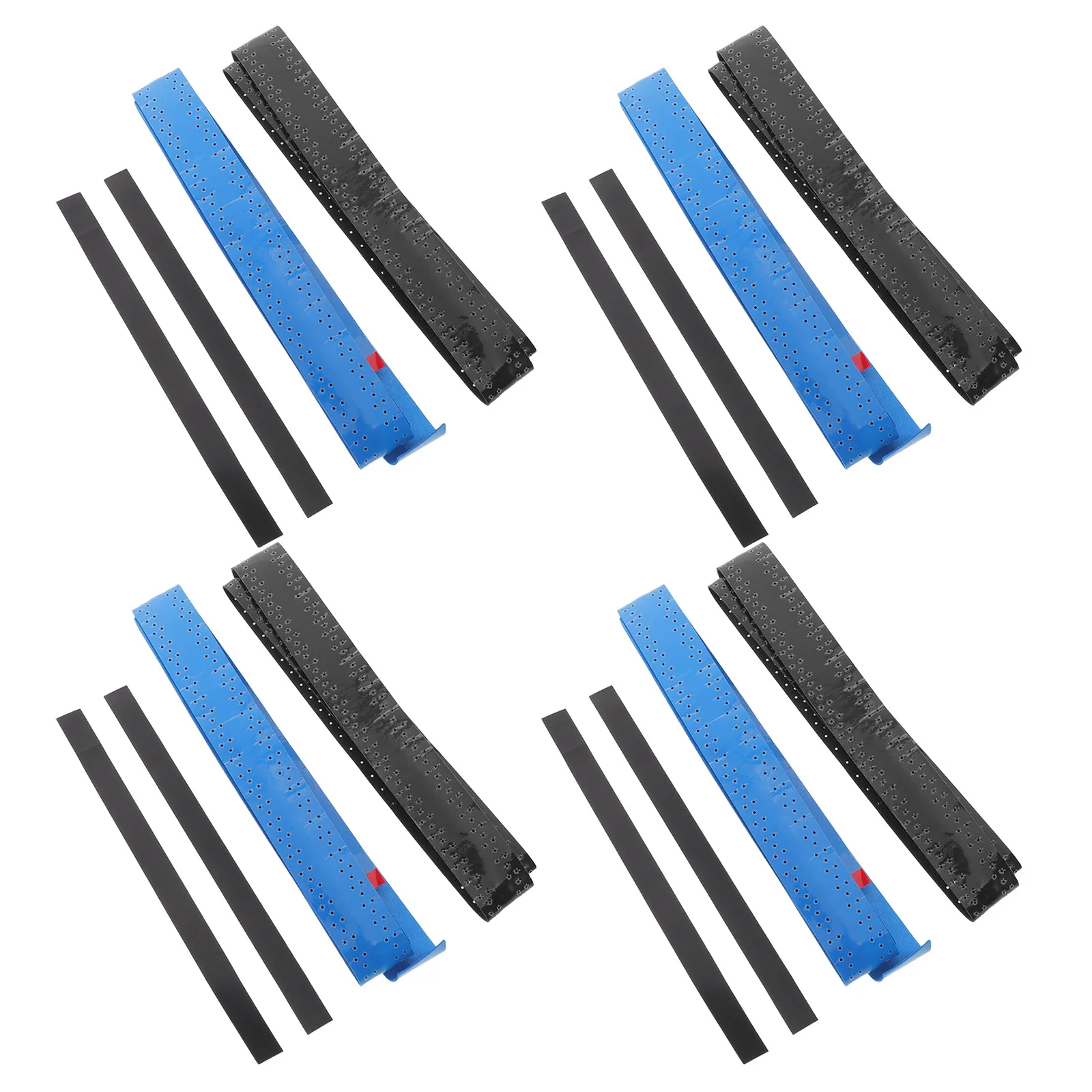 

4 set 4 Sets Grip Wrapping Tapes Tacky Pu Overgrip Non-Slip Waterproof Dual Regripping Tape Replacement For Men Women