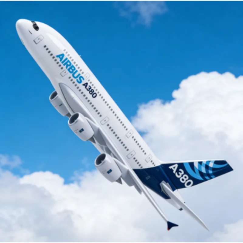 

1:160 Scale Model Airplane Airbus A380 Prototype Airline With Light and Wheel Diecast Resin Plane Collection Display Gifts