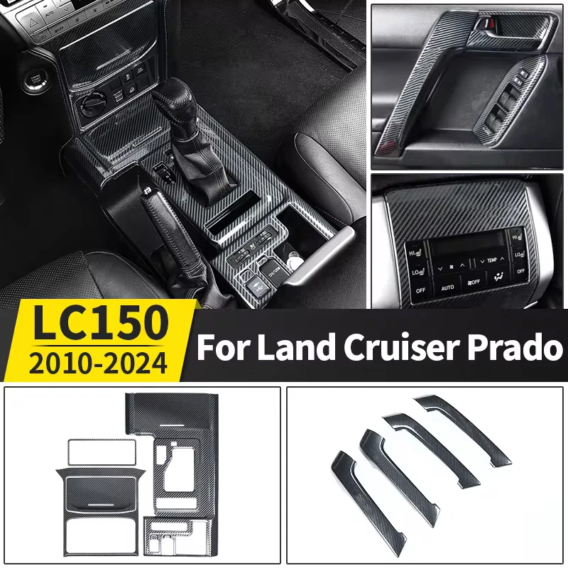 

For Toyota Land Cruiser Prado 150 Lc150 Fj150 2010-2021 Interior Decoration Upgrade Accessories Gearbox Panel Air Outlet Handle