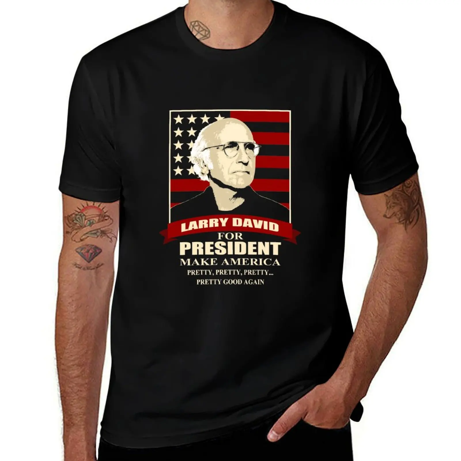 

Larry David for T-Shirt man t shirt cotton funny t shirts dark humor t shirt man casual T-Shirt