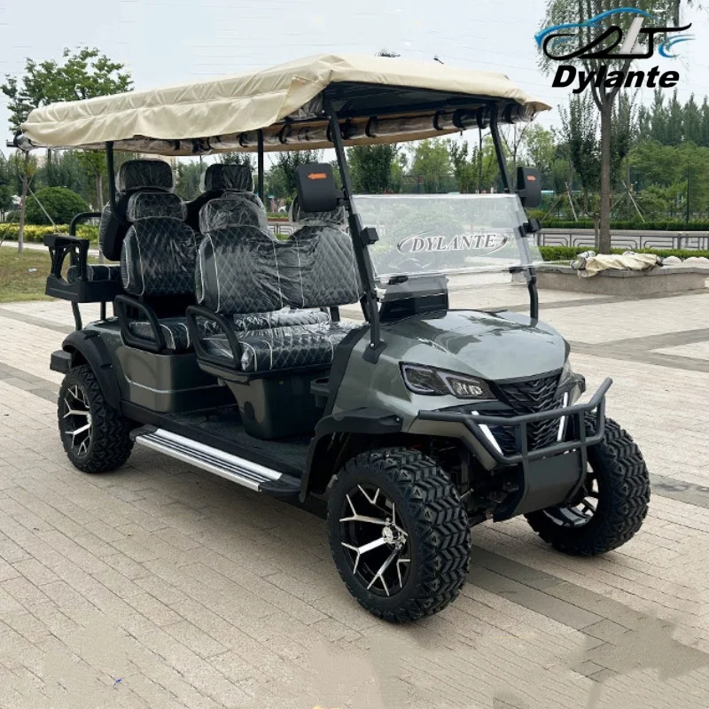 High Quality Off-Road Lithium Battery 6 Seater Electric Golf Cart With Spacious Interior, Street Legal, Golf Cart Scooter