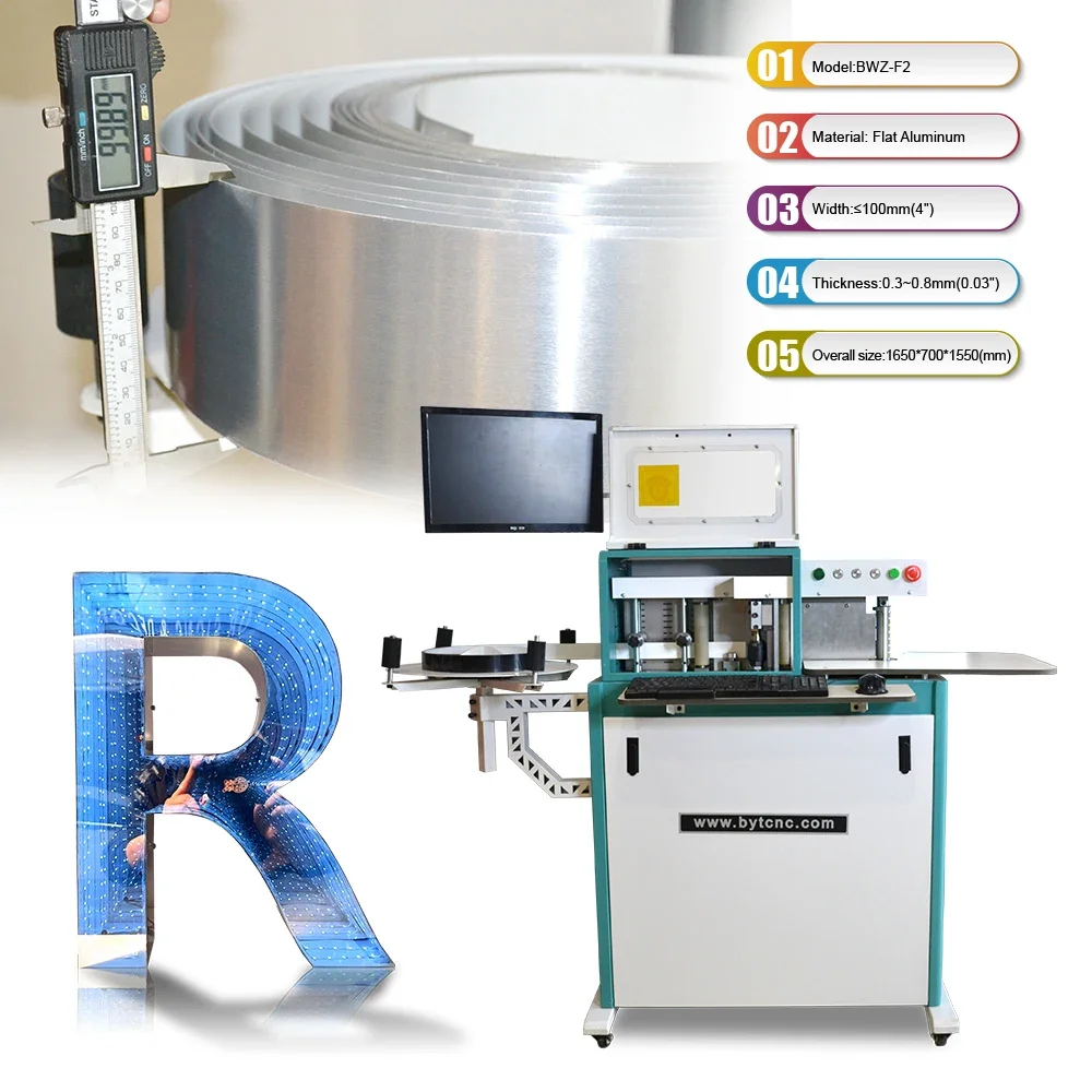 Aluminum  Bending Channel Letter Press Machine for 3d Letter Automatic Profile Bending Machine