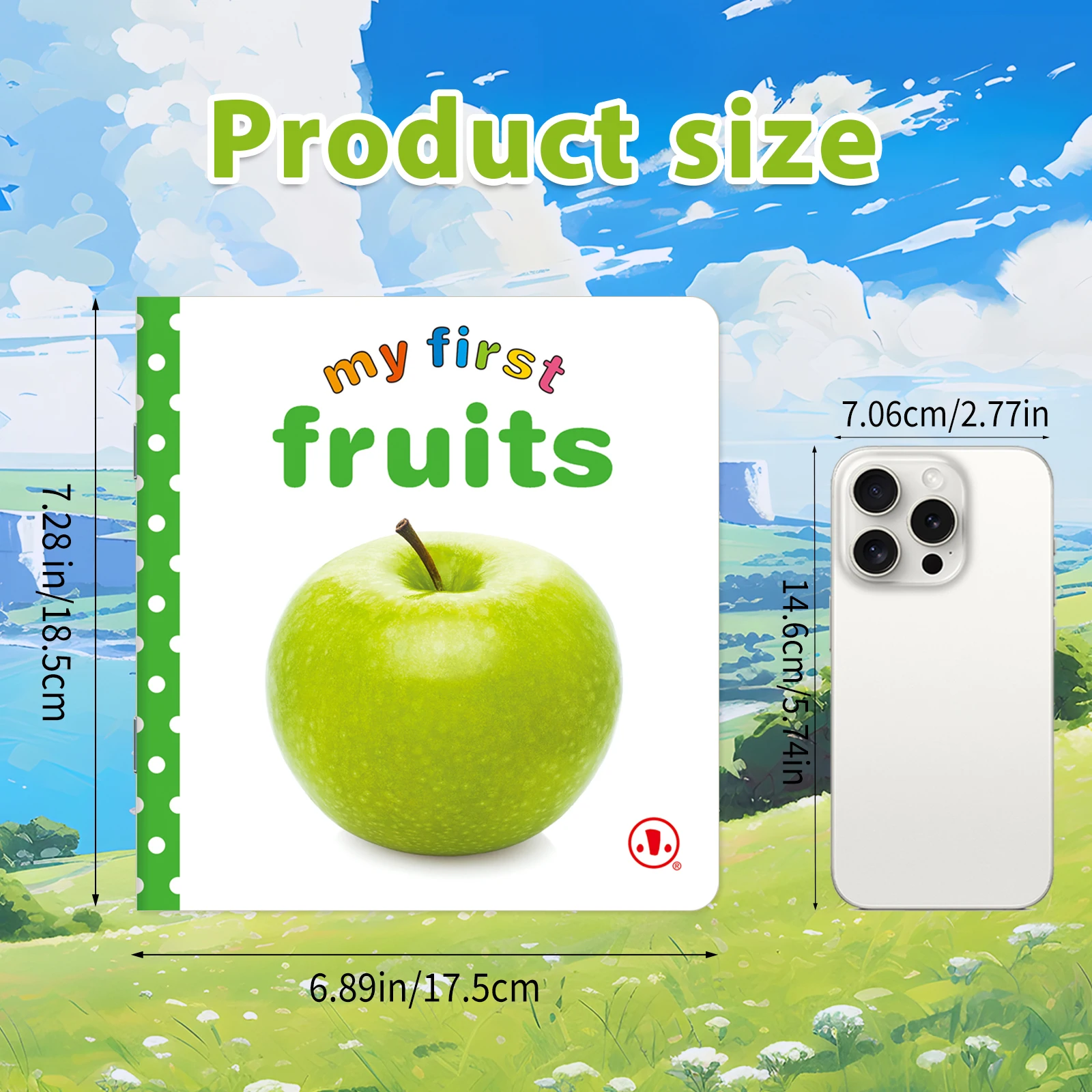 Set Buku Kognitif Bayi Kecil: 12 buku untuk memulai perpustakaan pengetahuan kecil bayi Anda