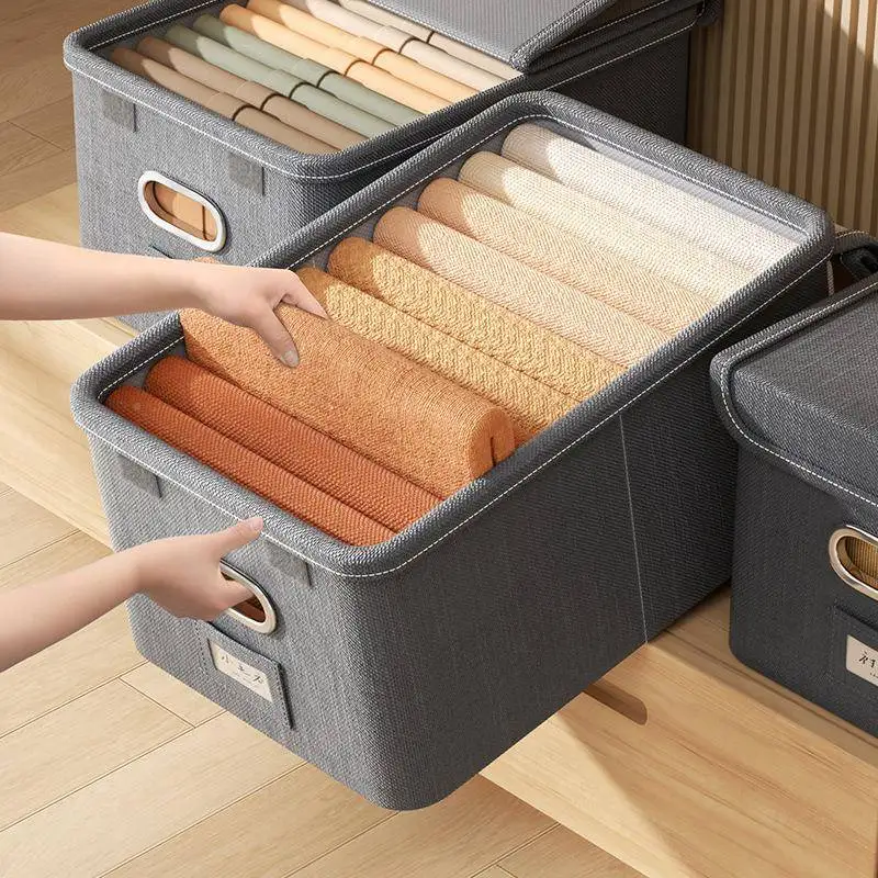 Thickened Large Semi-Colon Drawer Type Storage Box Closet Organizer with Cover Jewelry Storage Solution Simple Style Home Org...