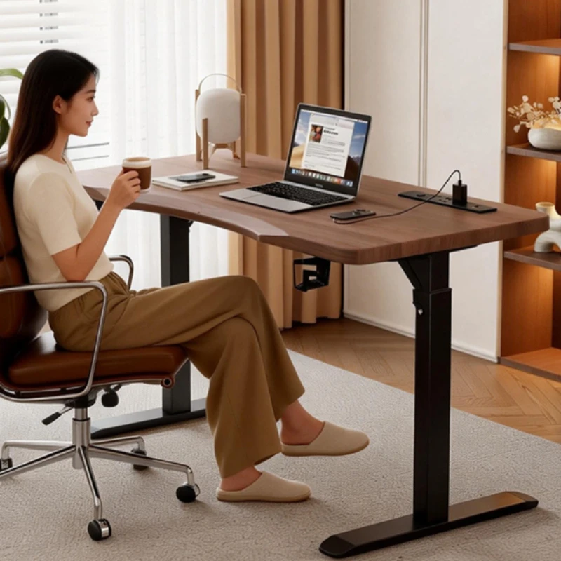 electric lifting computer desk home study elevable standing computer table high-end workbench escritorio gamer office furniture