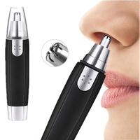 Ear And Nose Hair Trimmer Clipper Professional Painless Eyebrow Facial Hair Trimmer For Men Women, Battery-Operated Trimmer