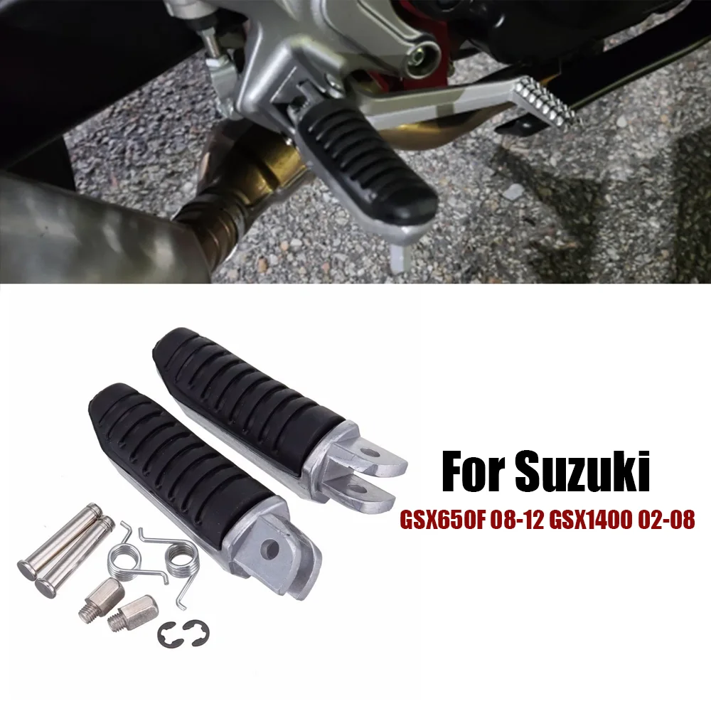 

For Suzuki V-Strom 650 1000 DL650 DL1000 GSX650F GSX1400 GSX1300R GSX1300 Motorcycle Foot Pegs Front Footpeg Footrest Peg Pedals