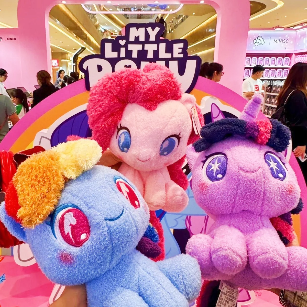 

Подлинная сидящая кукла My Little Pony, игрушки Fluttershy Applejack Twilight Sparkle Pinkie Pie, мягкая подушка, мягкая игрушка, подарочная модель