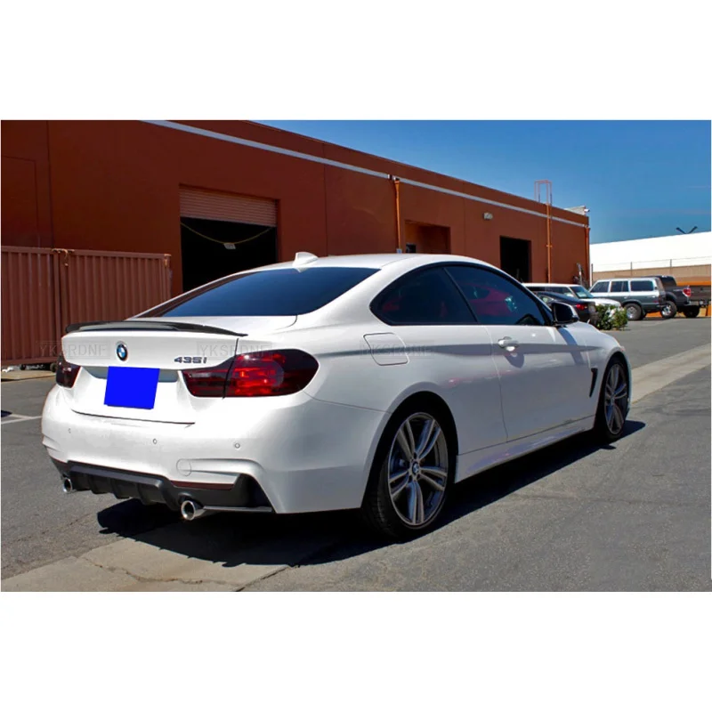 P Style ABS Rear Roof Spoiler Trunk Lip Wing For BMW F32 4 Series 2 Door Coupe 2014 2015 2016 - UP 420i 428i 430i