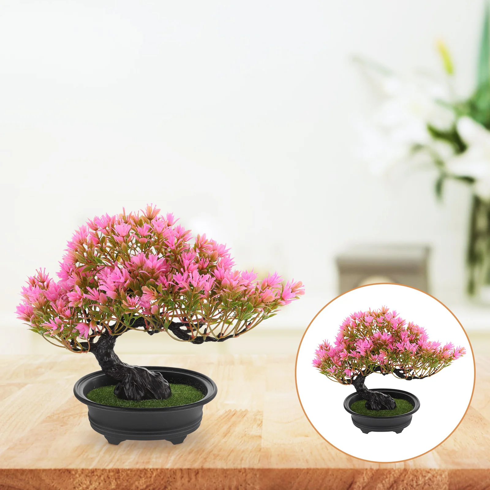 

Faux Bonsai Pine Tree Detailed Simulation Plant for Household Pin Tree Decoration Brighten Interior Outdoor Spaces Easily