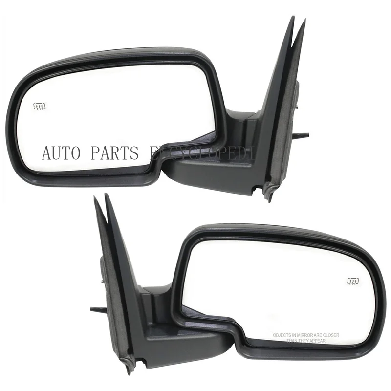 SSS+ Set of 2 Mirrors  Driver & Passenger Side Heated for Chevy Yukon Suburban Pair