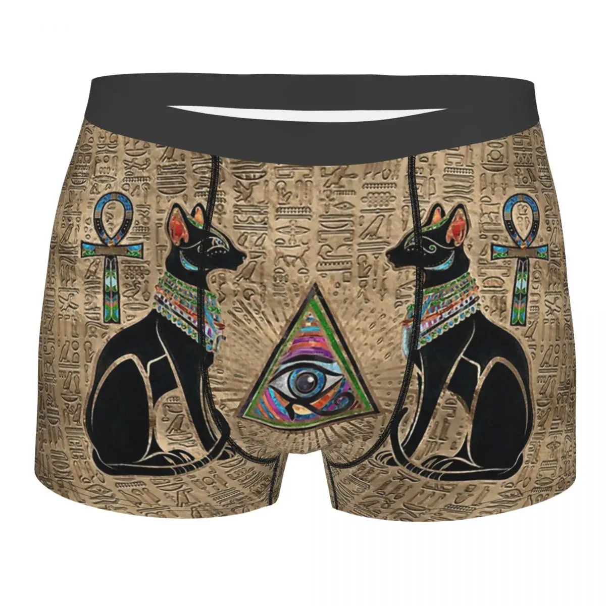 

Egyptian Cats Eye Of Horus Ancient Egypt Underpants Breathbale Panties Man Underwear Ventilate Shorts Boxer Briefs