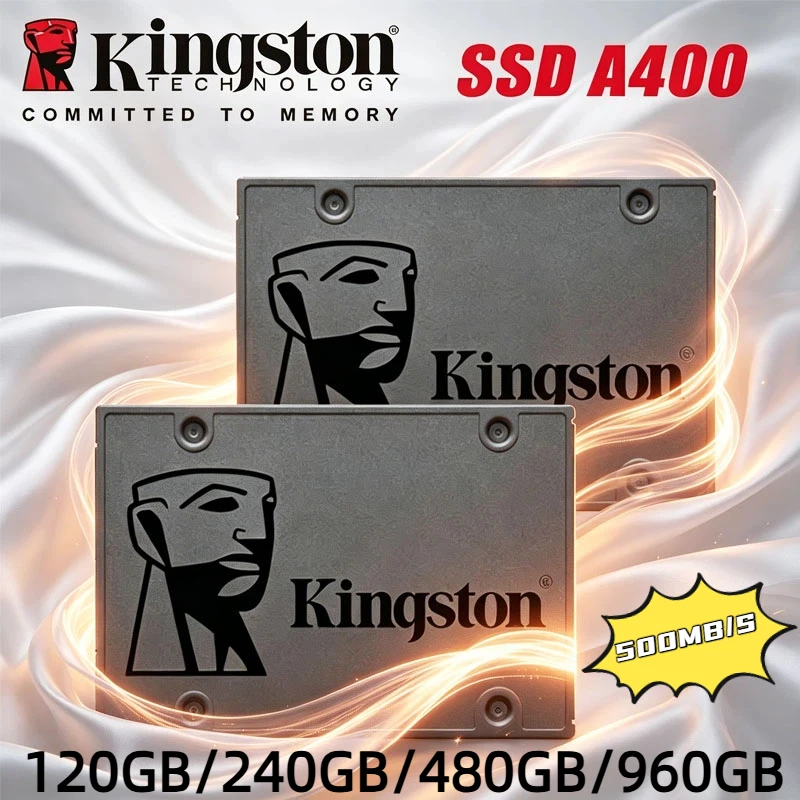 

Kingston SSD Internal Solid State Drive A400 960GB 480GB 240GB 120GB 2.5 Inch SSDs SATA III HDD Hard Disk for Laptop Desktop PC