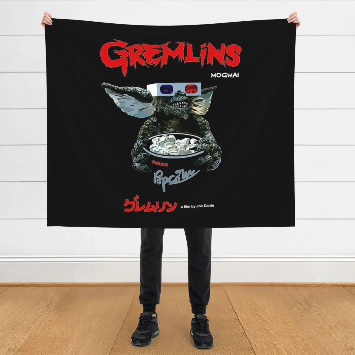 

Gremlins Throw Blanket Plaid on the sofa For Sofa Thin Flannel Blankets