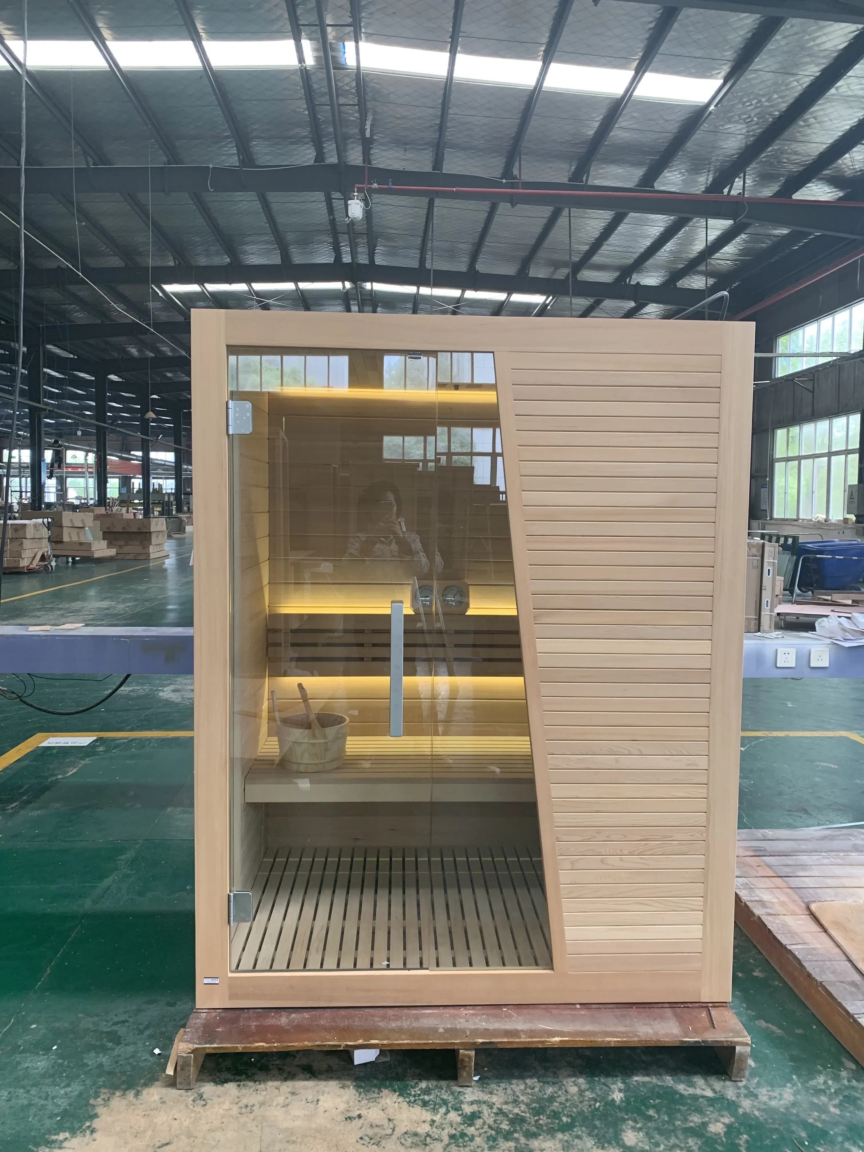 Saunaking Traditional Solid Wood Sauna | Modern 2-3 Person Finnish Sauna Room