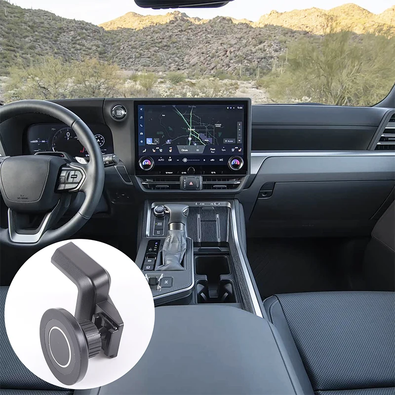 Magnet Phone Holder Dashboard Screen Mobile Phone Mount Smartphone Stand Mobile Support For Lexus GX 550h GX550h J250 2024-2026
