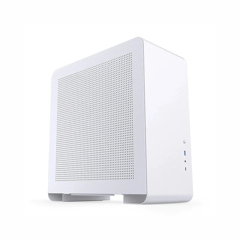 JONSBO U4 Pro MESH ATX Case White/Black All Aluminum Small Desktop Computer Chassis For 240 Water Cooler 280-330mm Graphics Card