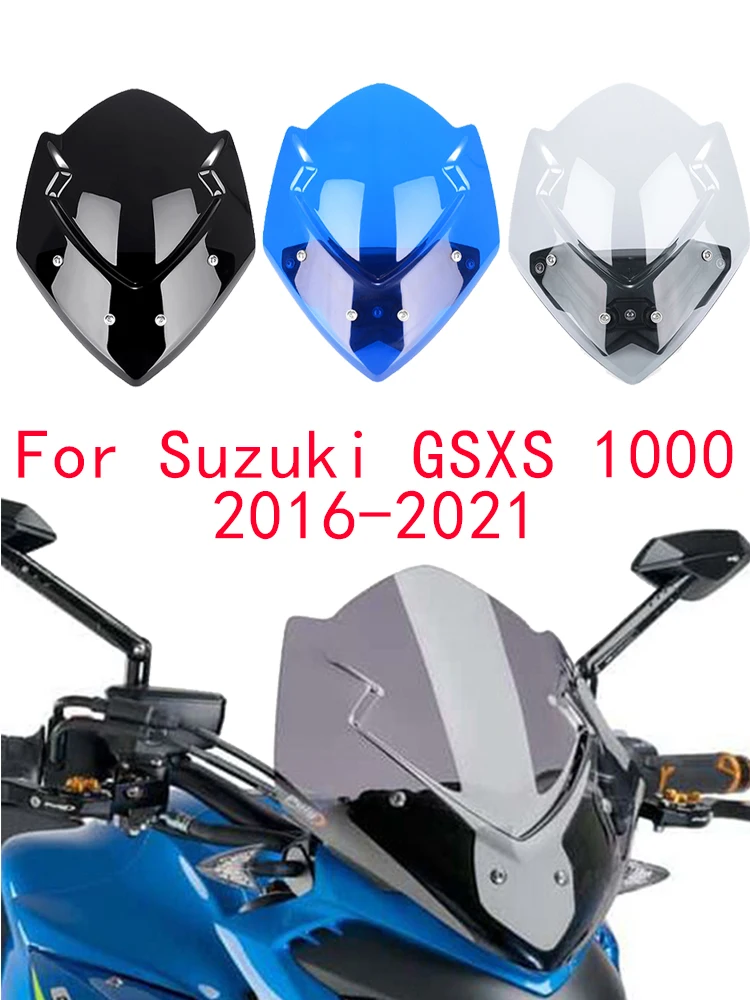 AliExpress BJMOTO RACING COMPONENTS GSXS1000 2021 Street Bike Windshield Windscreen For Suzuki GSXS 1000 GSXS-1000 GSX-S1000 GSX-S 1000 2016 2017 2018 2019 2020