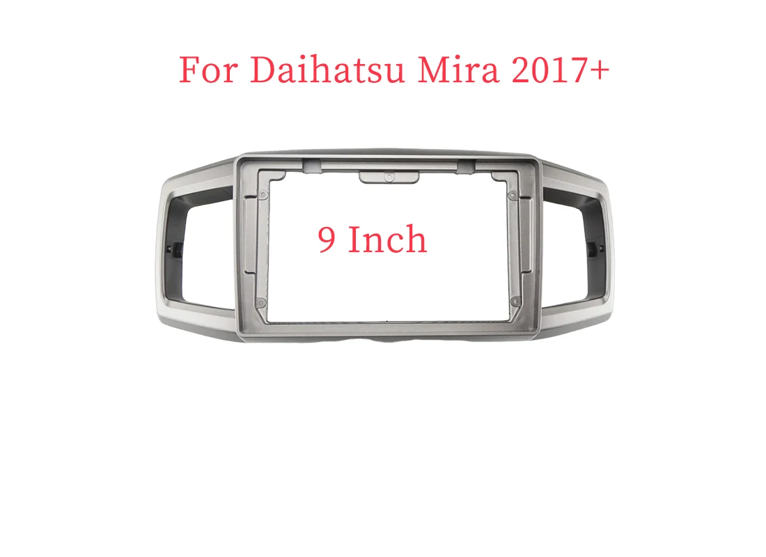 9 Inch Car Fascia Radio Panel for Daihatsu Mira 2017+ Dash Kit Install Facia Console Bezel