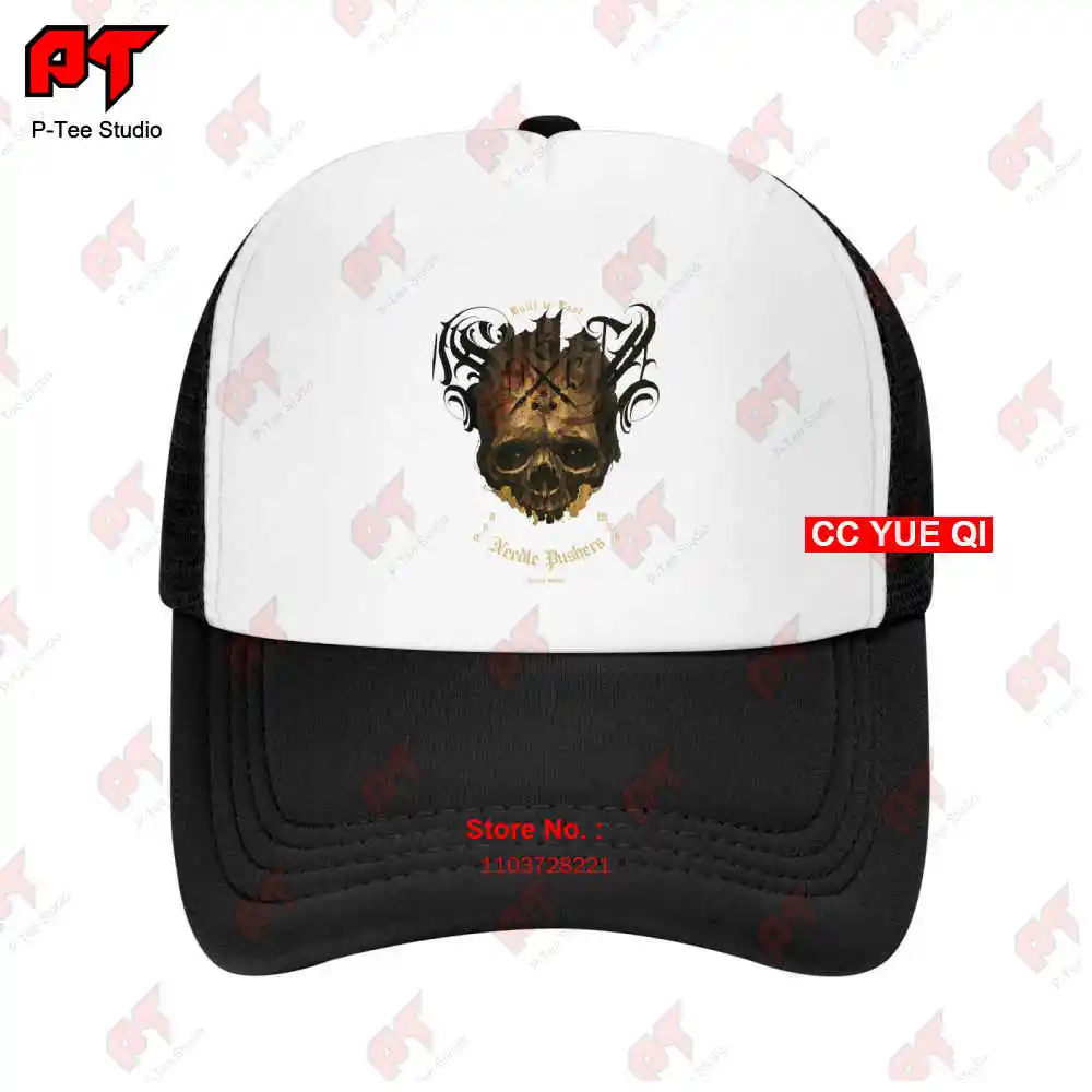 Sullen Art Collective Olive Skull Dominic Holmes Tattoo Artist Baseball Caps Truck Cap J4EV