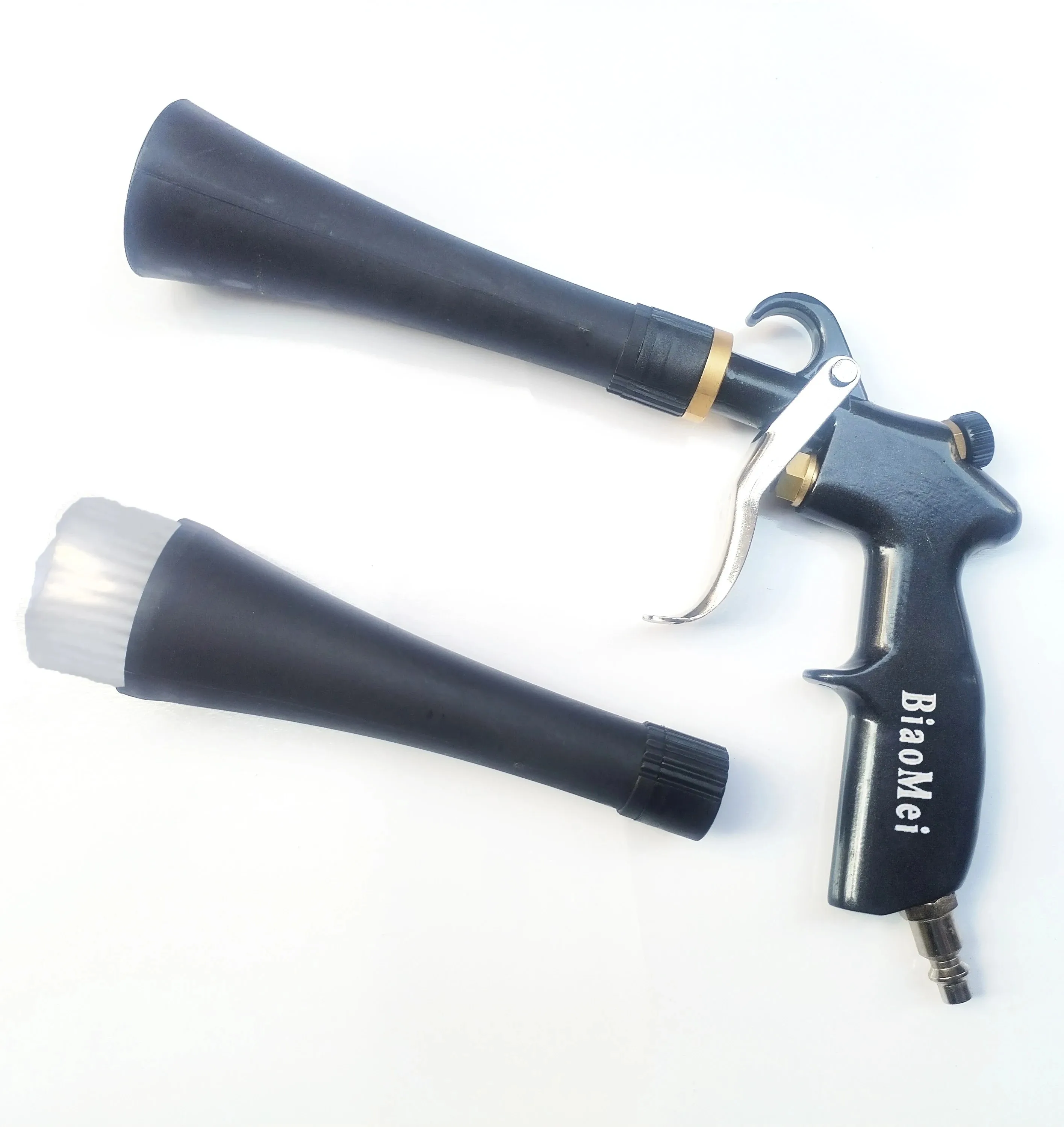 Z-014 Portable High Quality Japanese Stainless Bearring Tube Blowing Gun Car Interior Detail Tornado Cleaning with Air Regulatio
