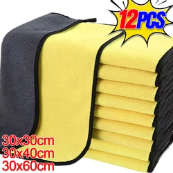 Microfiber Car Cleaning Cloth Thickened Super Absorbent Washing Towel Professional Detailing Car Drying Cleaning Towel Wholesale