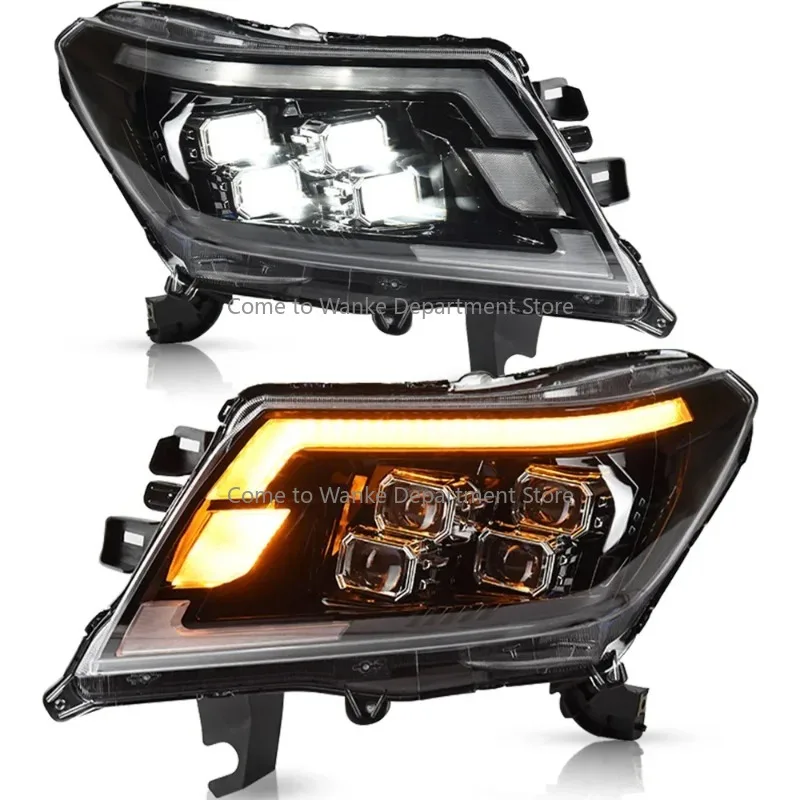 Headlights  Niss-an Navara 2014 2015 2016 2017 2018 2019 2020 2021 2022 Car LED Dynamic Turning Lamp Head Lights