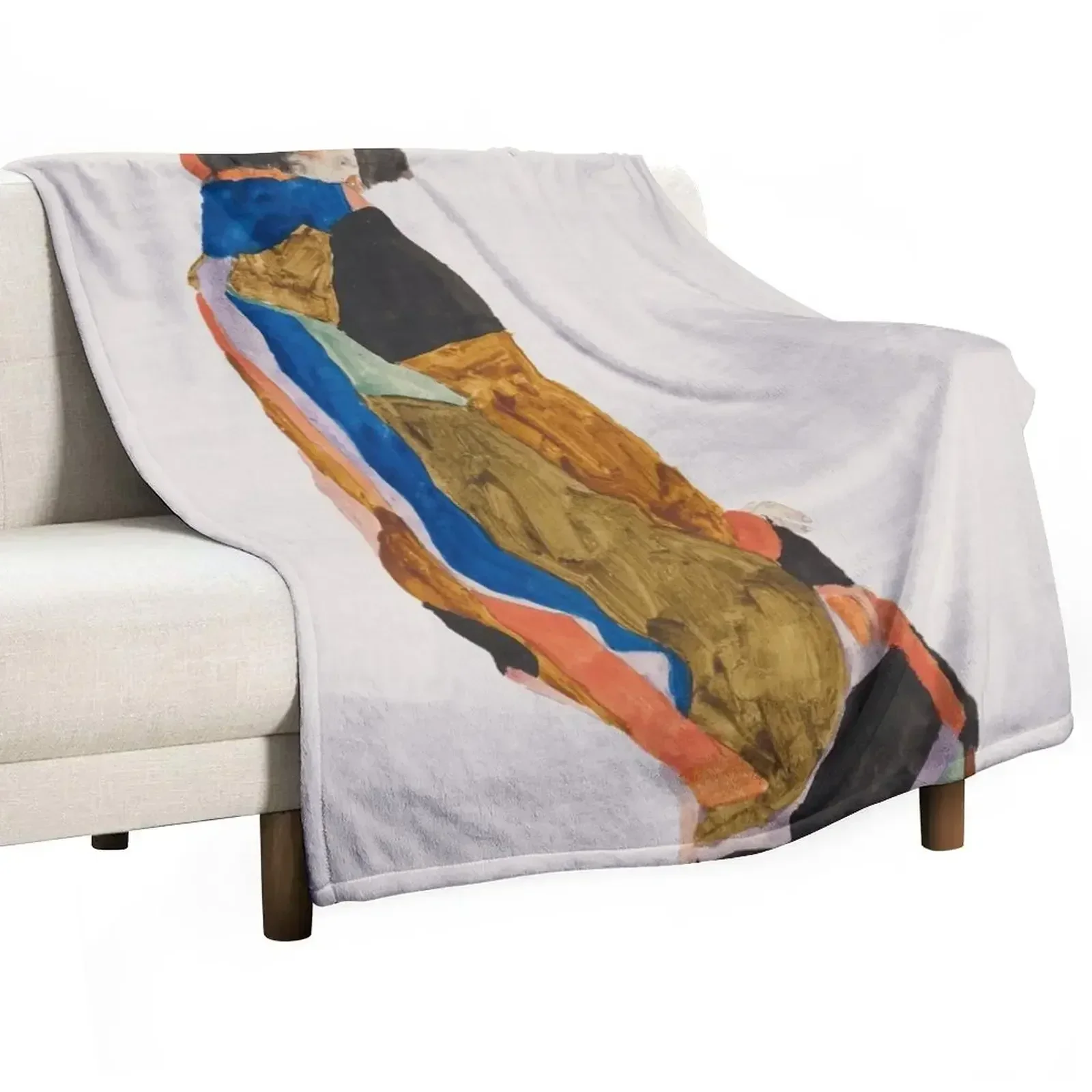 

Egon Schiele - Moa Throw Blanket Decoratives for winter Bed Blankets