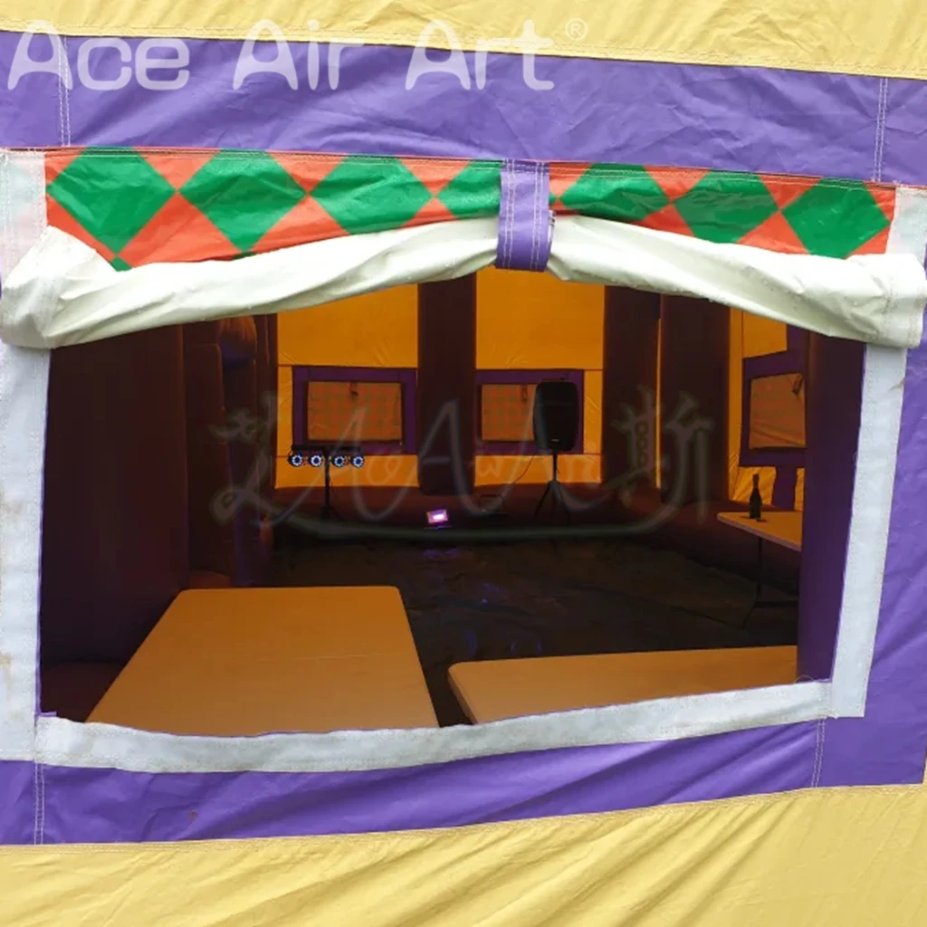 Commercial Grade Carnival Events Pop up Marquee Inflatable Cube Tent for Outdoor Party