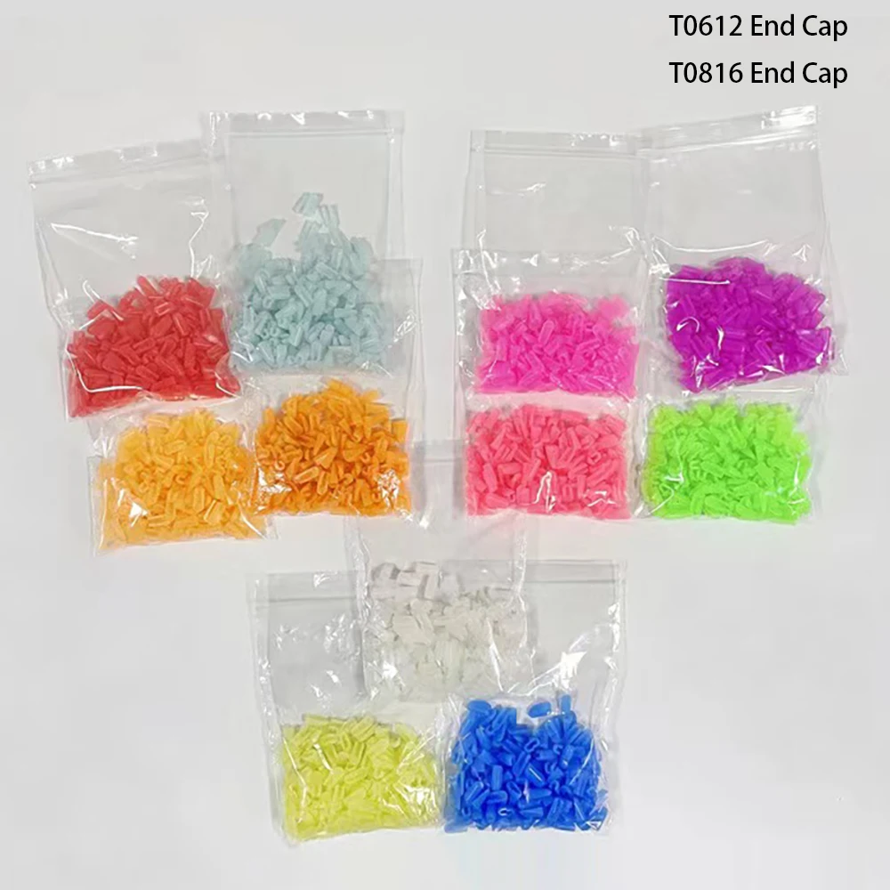 6x12mm Neon LED Strip End Cap For 2835 Series Neon Light silicone Buckle Flexible Accessories 12V24V220V