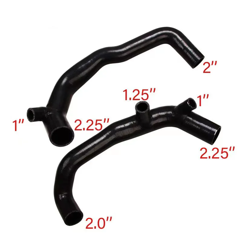 Car modification, silicone pipe intake pipe, car water pipe, radiator hose, two-piece set
