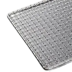 1PCS 24"x24" Big SS304 stainless steel Rectangle square barbecue grill mesh net BBQ for Food and fruit dryer Roast