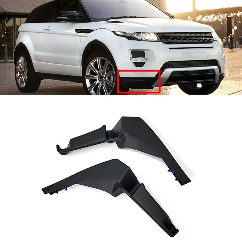  Pair Car Front Bumper Finisher for Evoque Bumper Wheel Molding Extension Bracket