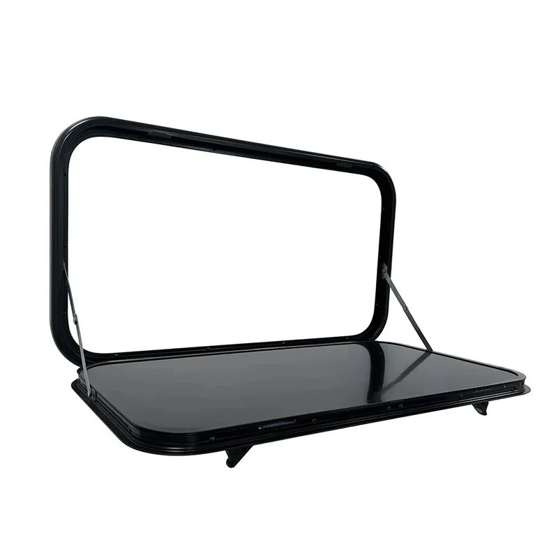 Motorhome RV Outdoor Folding Picnic Table 900*500mm Campervan Table with Brackets for Caravan Camping