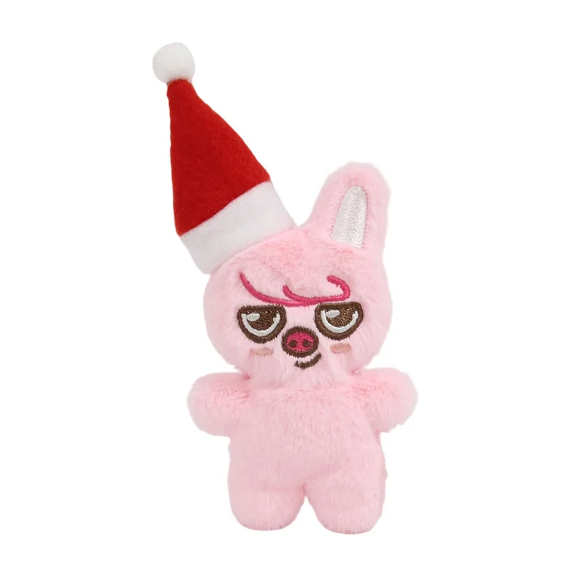 عيد الميلاد الضالة الاطفال الكرتون ألعاب من نسيج مخملي قلادة SKZOO حقيبة المفاتيح #2