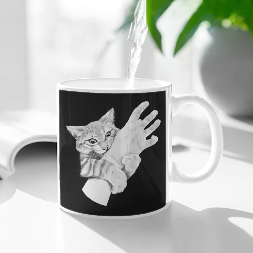 

Love Bites Ceramic Cup Coffee Oatmeal Breakfast Cup Creative Personality Mug