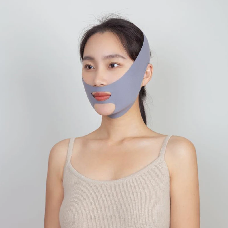 คางแก้มกระชับสัดส่วน V รูปร่าง V Line Lifting Mask Face Lifting ต่อต้านริ้วรอยสายคล้องคอ Sleeping Mask สุขภาพความงาม