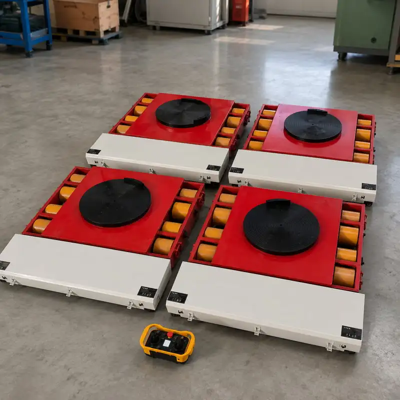 Battery Powered Machine Mover Skate Industrial Cargo Mover Customized Smart Transport Solution for Large Equipment Handling