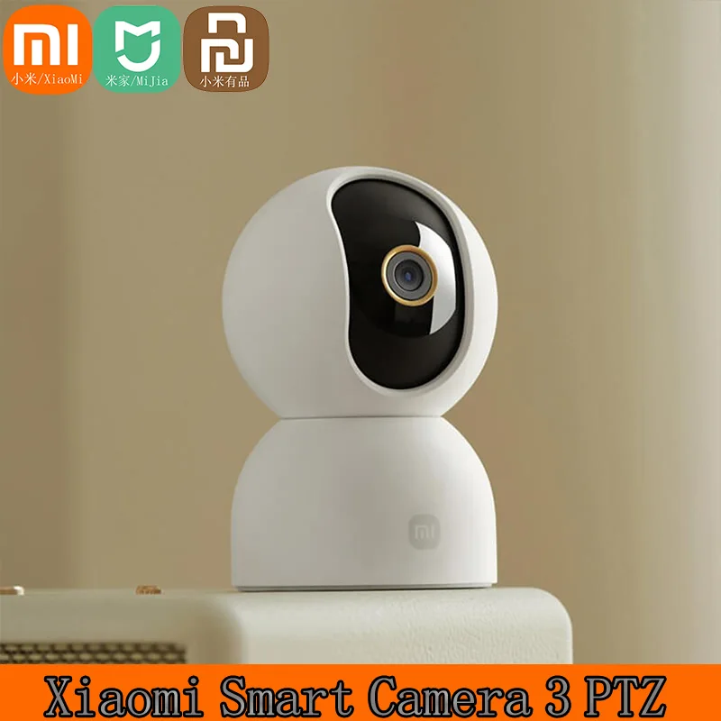 

Xiaomi Mi Smart Camera 3 PTZ AI Detection 500 Million Pixels Baby Monitor Night Video Webcam Home Security Work With Mijia App