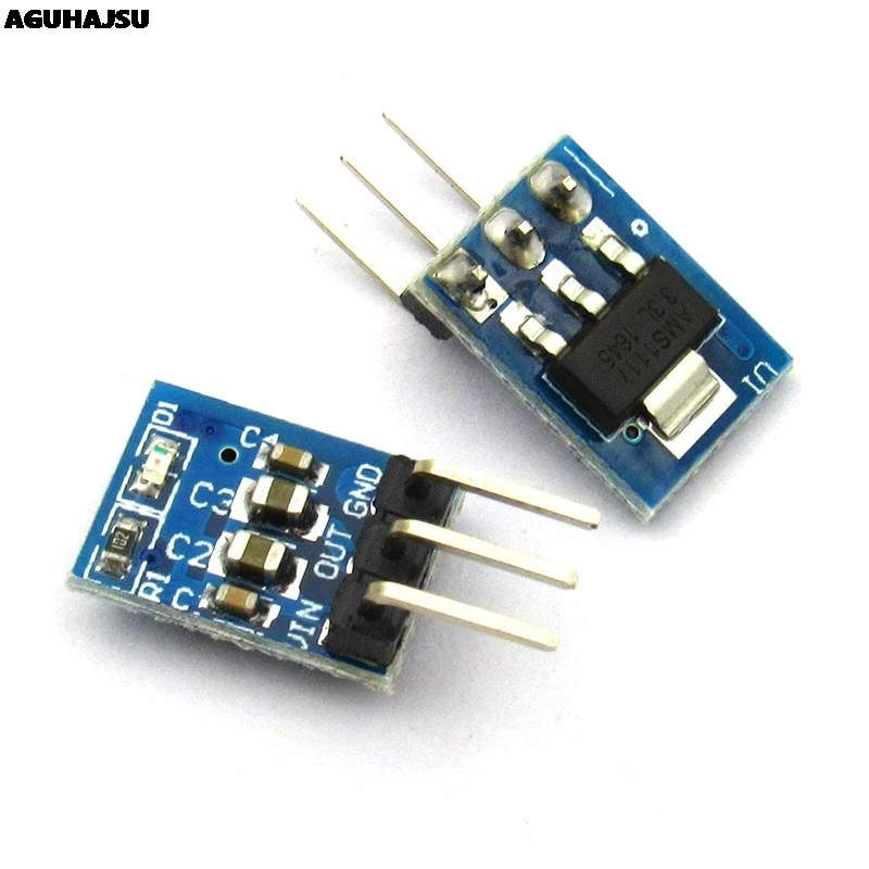 5PCS/lot High Quality 5V to 3.3V For DC-DC Step-Down Power Supply Buck Module AMS1117 LDO 800MA