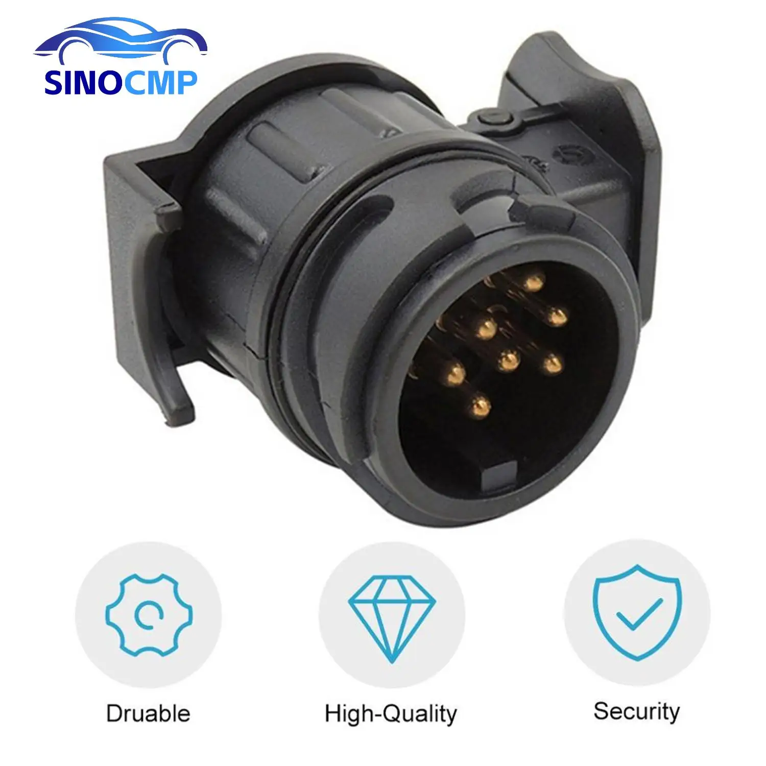 

13 Pin To 7 Pin Plug Adapter Car Truck Caravan Accessories Plugs Socket Adapter Car Trailer Truck Caravan Towbar Socket