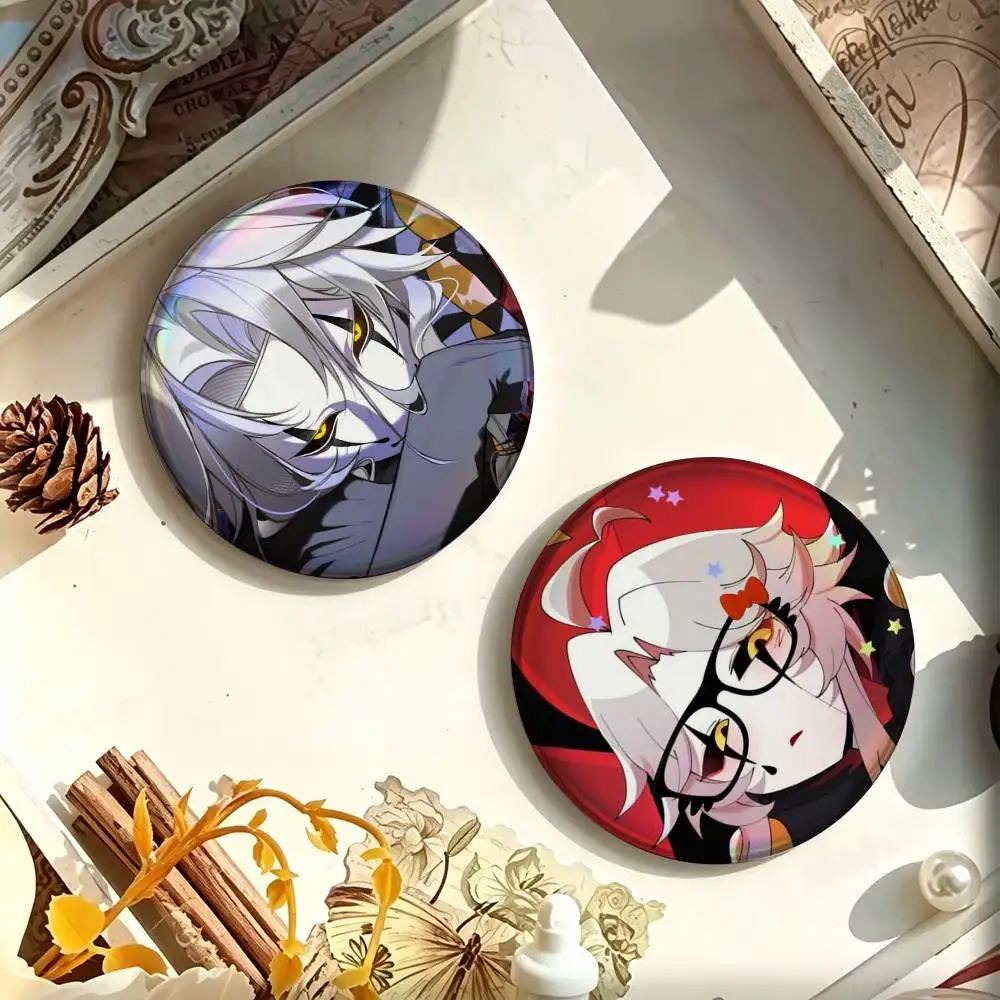 The Freak Circus Pierrot  25mm 32mm 44mm 58mm Anime Badges Brooches DIY Pins Decorations Birthday Gifts