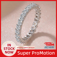 S925 Silver Rings For Women Cubic Zirconia Ring Bridal Wedding Engagement Trendy Jewelry