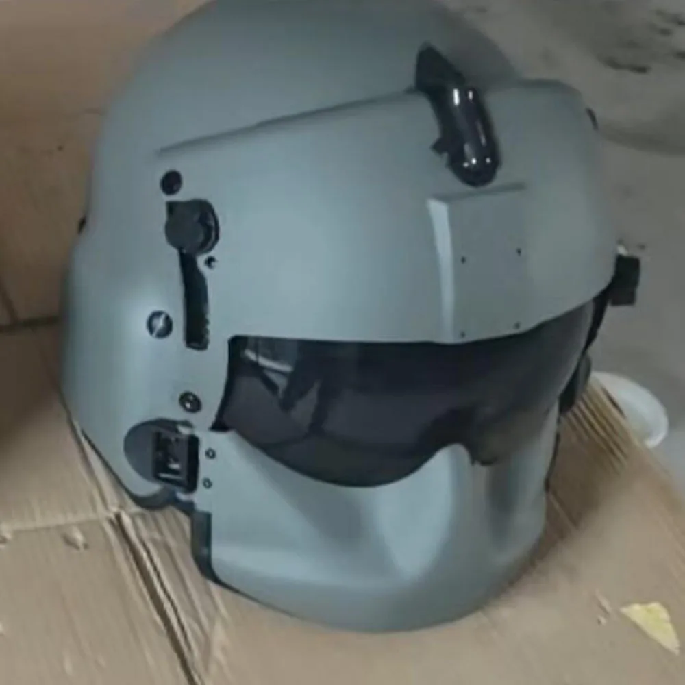 Replica HGU-56P Helicopter Pilot Helmet, HGU-56P Flight Helmet with MFS Mask & Visor