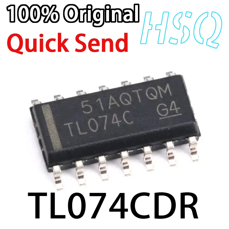 

10PCS New Original TL074CDR SOP14 Linear Amplifier TL074C Low Power Consumption