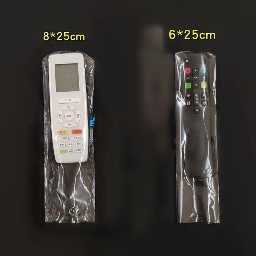 5/10/20PCSClear Shrink Film Bag TV Remote Control Case Cover Air Condition Remote Control Waterproof Protective Anti-dust Bag