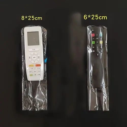 5/10/20PCSClear Shrink Film Bag TV Remote Control Case Cover Air Condition Remote Control Waterproof Protective Anti-dust Bag - Image 3