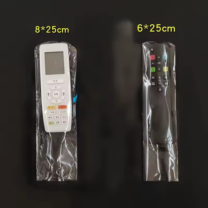 5/10/20PCSClear Shrink Film Bag TV Remote Control Case Cover Air Condition Remote Control Waterproof Protective Anti-dust Bag - Image 3