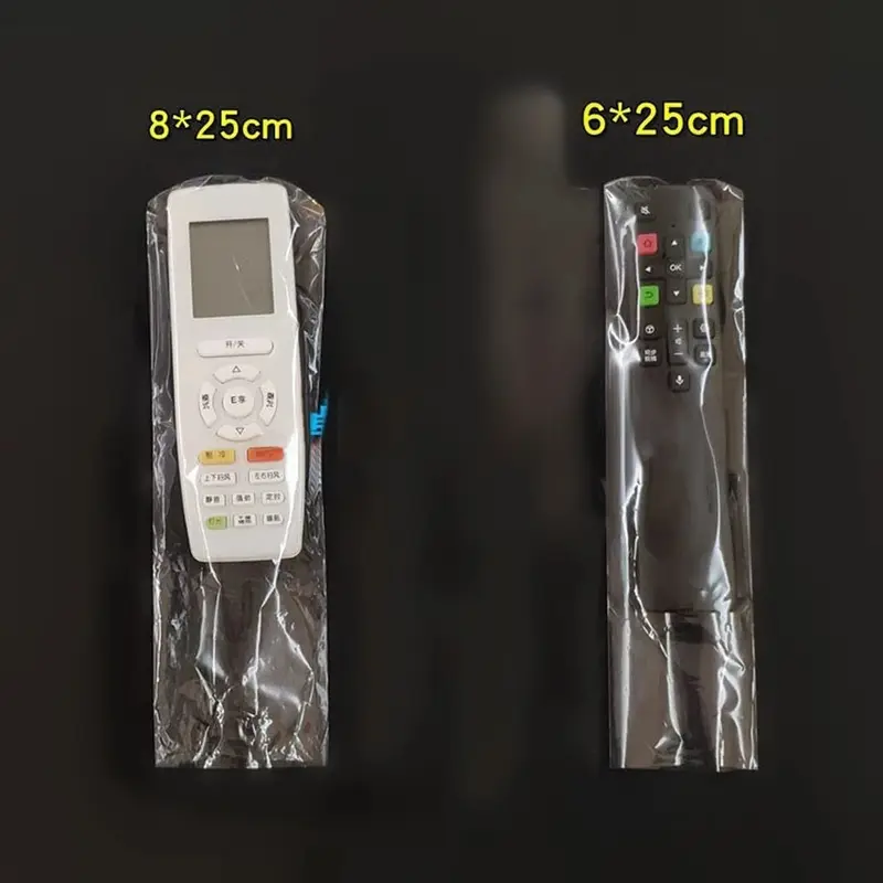 5/10/20PCSClear Shrink Film Bag TV Remote Control Case Cover Air Condition Remote Control Waterproof Protective Anti-dust Bag - Image 3