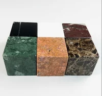 50x50x50mm Natural Marble Stone Cube Blocks  Jewelry Crafts display stand base plates home decorative marble 2